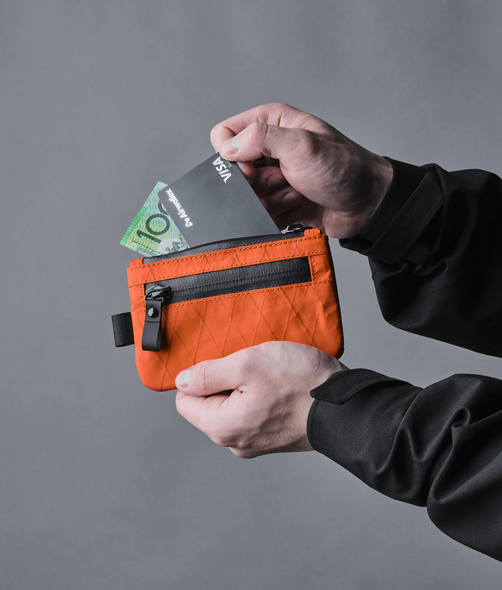 Zip Pouch - Hot Orange - Image 2