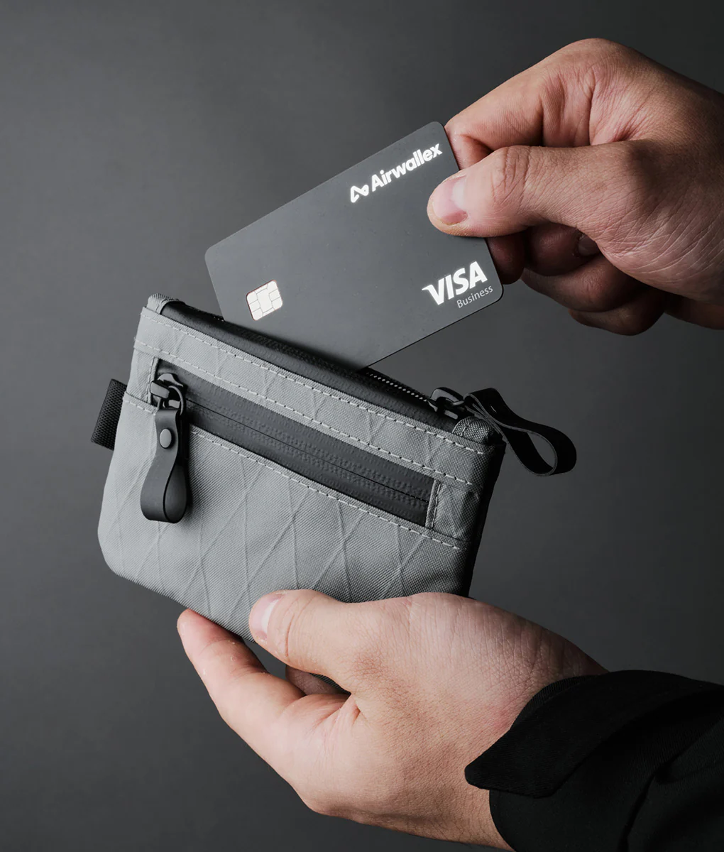 Zip Pouch - Slate Grey - Image 2