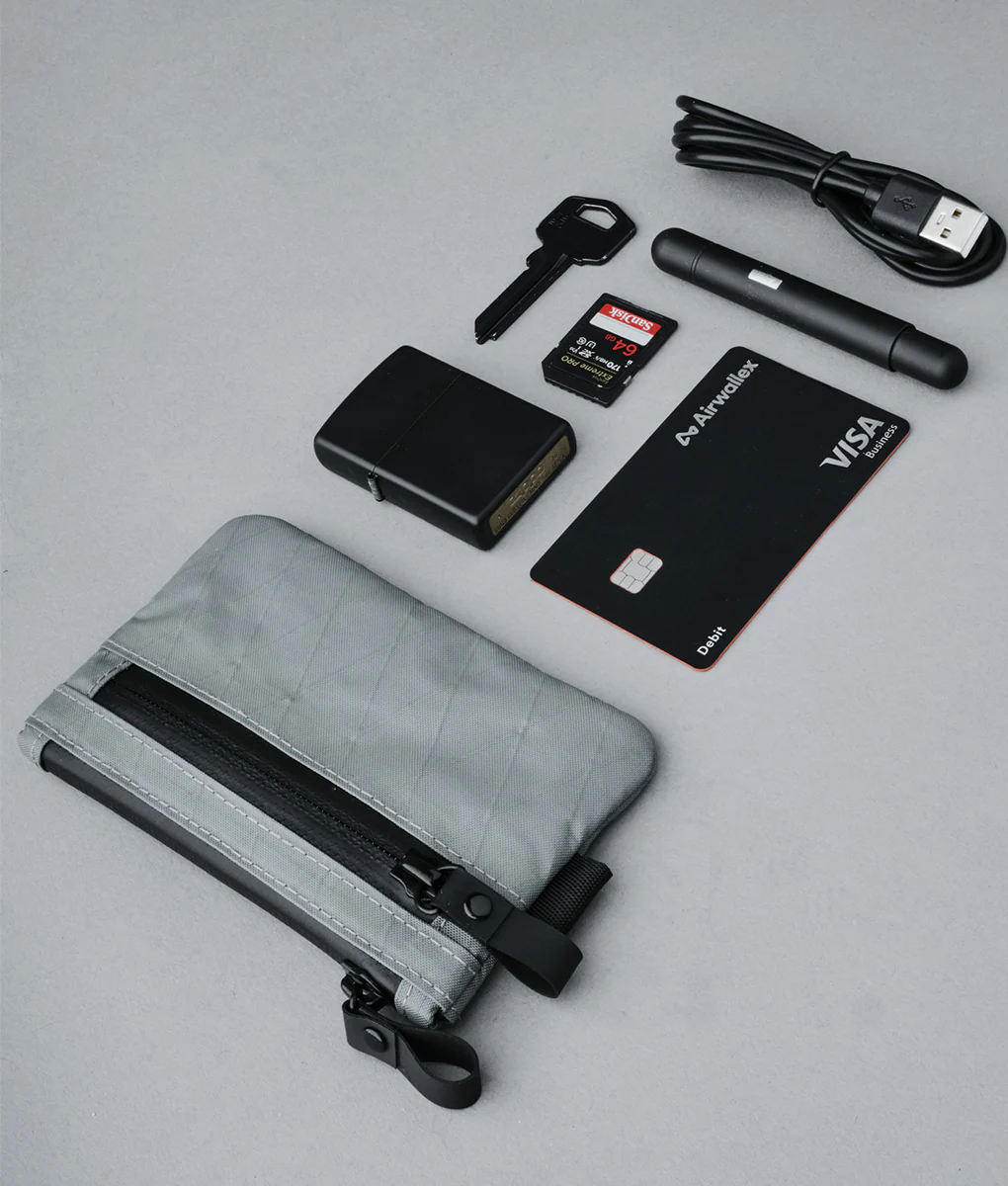 Zip Pouch - Slate Grey - Image 3